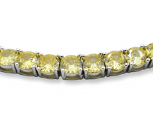 Load image into Gallery viewer, Tennis  Yellow Bracelet ( Plata )