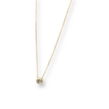 Load image into Gallery viewer, Single Diamond Necklace ( Oro 10k )