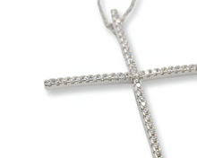 Load image into Gallery viewer, Silver Cross Necklace ( Plata )
