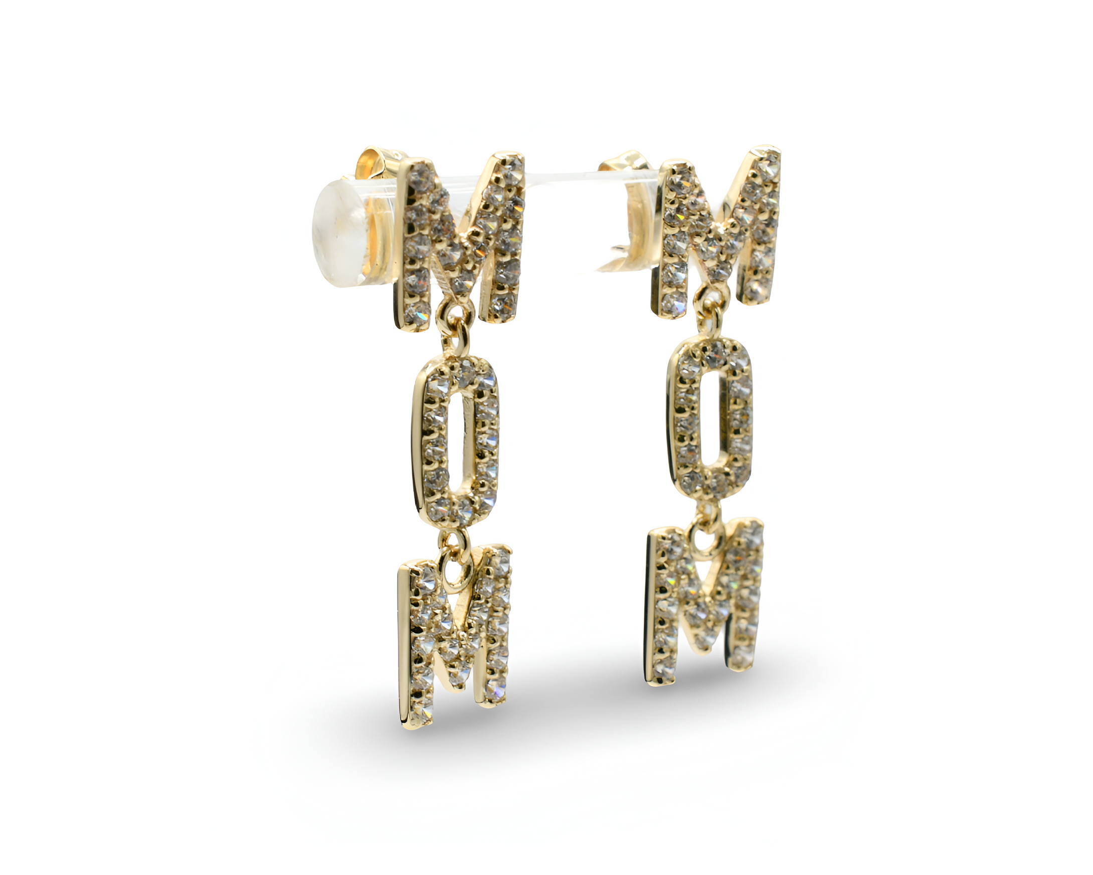 Mom Earrings  ( Oro 10K )