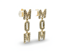 Load image into Gallery viewer, Mom Earrings  ( Oro 10K )