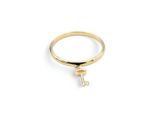 Hanging Mini Key Ring ( Oro 10K )
