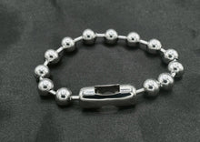 Load image into Gallery viewer, Silver Chain Ball Bracelet
