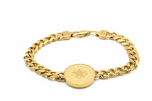 Load image into Gallery viewer, Single Cuban Coin Bracelet