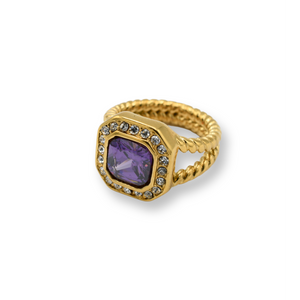Purple Dove Ring / Anillo