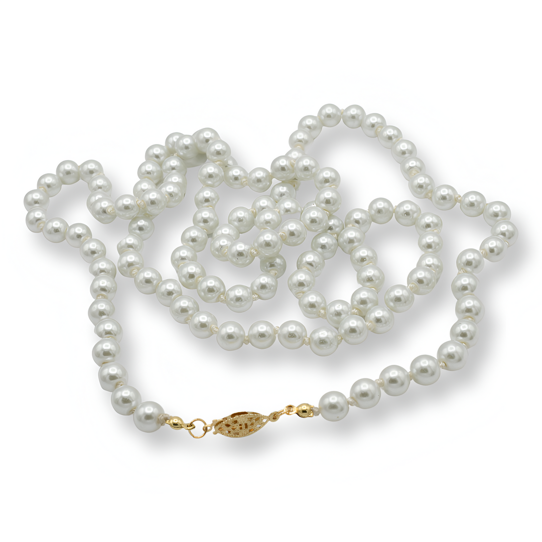 Long Pearl Necklace