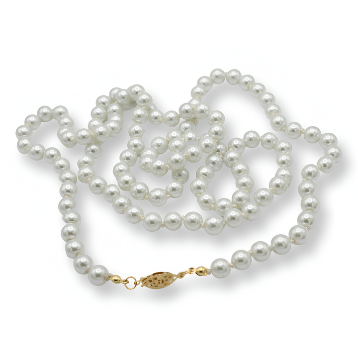 Long Pearl Necklace