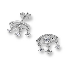 Load image into Gallery viewer, Ojito Earrings ( Plata)