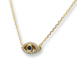 Evil Eye Necklace ( Oro 10k )