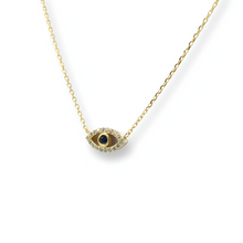 Load image into Gallery viewer, Evil Eye Necklace ( Oro 10k )