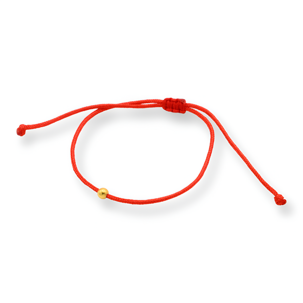 Red Cord Bracelet ( Oro )
