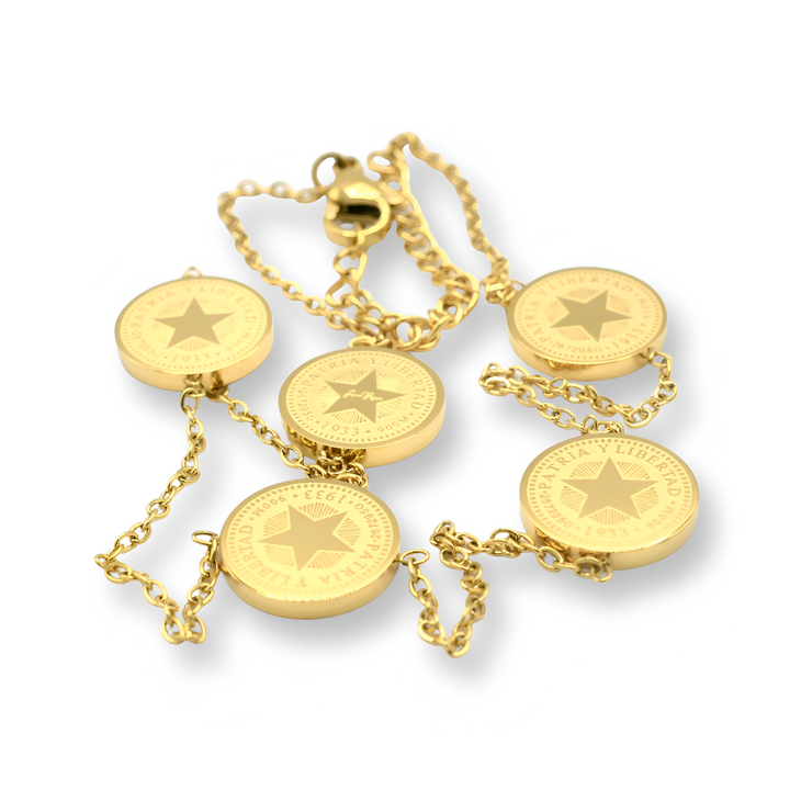 Mini Cuban Coin Choker