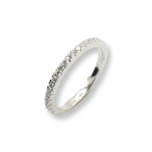 Load image into Gallery viewer, Silver Clear Eternity Band Ring Anillo  ( Plata )