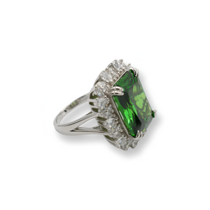 Mega Green Ring / Anillo ( Plata )
