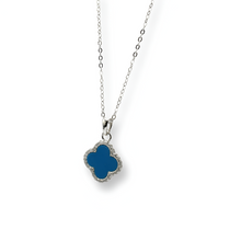 Load image into Gallery viewer, Lucky Charm Turquoise Necklace ( Plata )