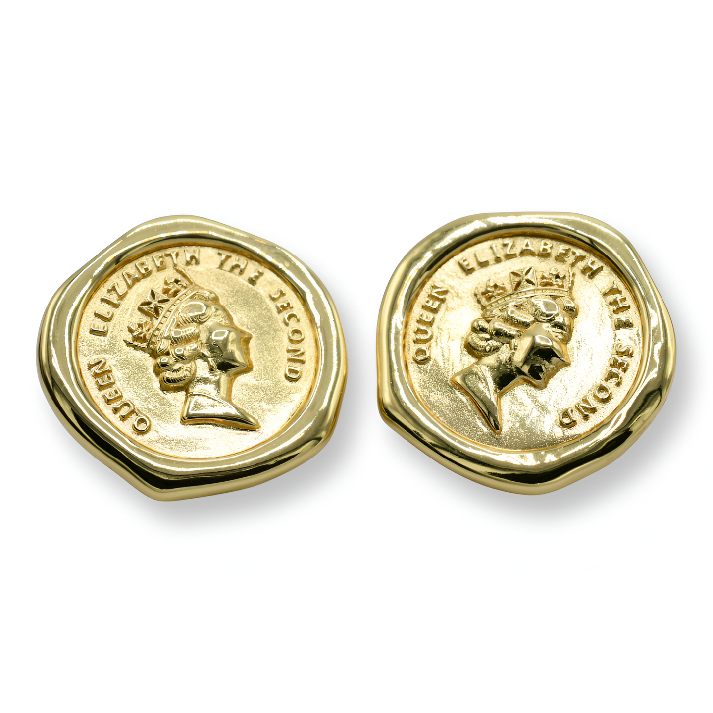 Big Queen Elizabeth Earrings