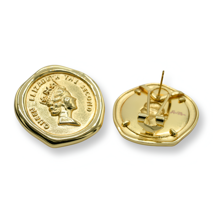 Big Queen Elizabeth Earrings