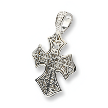 Load image into Gallery viewer, Mega  Two Tone Cross Pendant