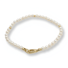 Load image into Gallery viewer, Pearl Bracelet ( Oro 10K )