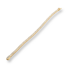 Load image into Gallery viewer, Real Gold Tennis Bracelet ( Oro 10K)