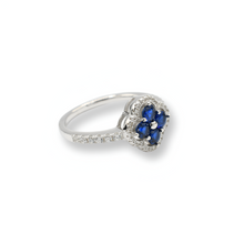 Load image into Gallery viewer, Little Blue Flower Ring / Anillo ( Plata )