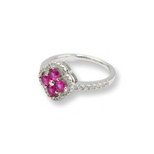 Load image into Gallery viewer, Little Fuchsia Flower Ring / Anillo ( Plata )