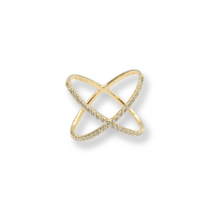 X Ring / Anillo ( Oro 10k )