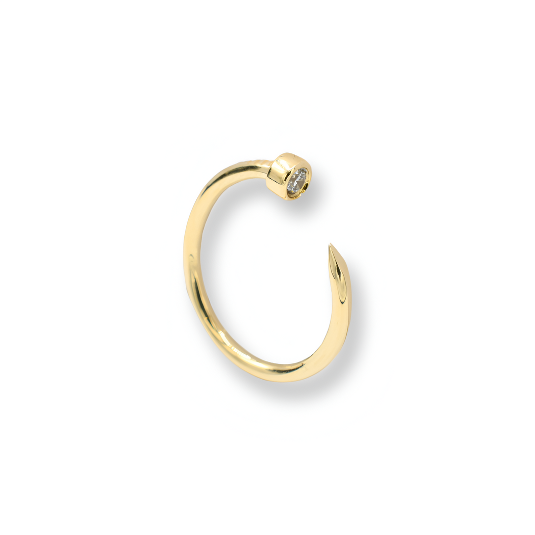 Nail Ring / Anillo ( Oro 10K )
