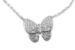 Butterfly Necklace Plata 925