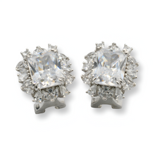 Load image into Gallery viewer, Clear Earrings ( Plata )