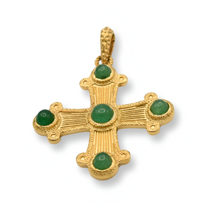 Jade Cross Pendant