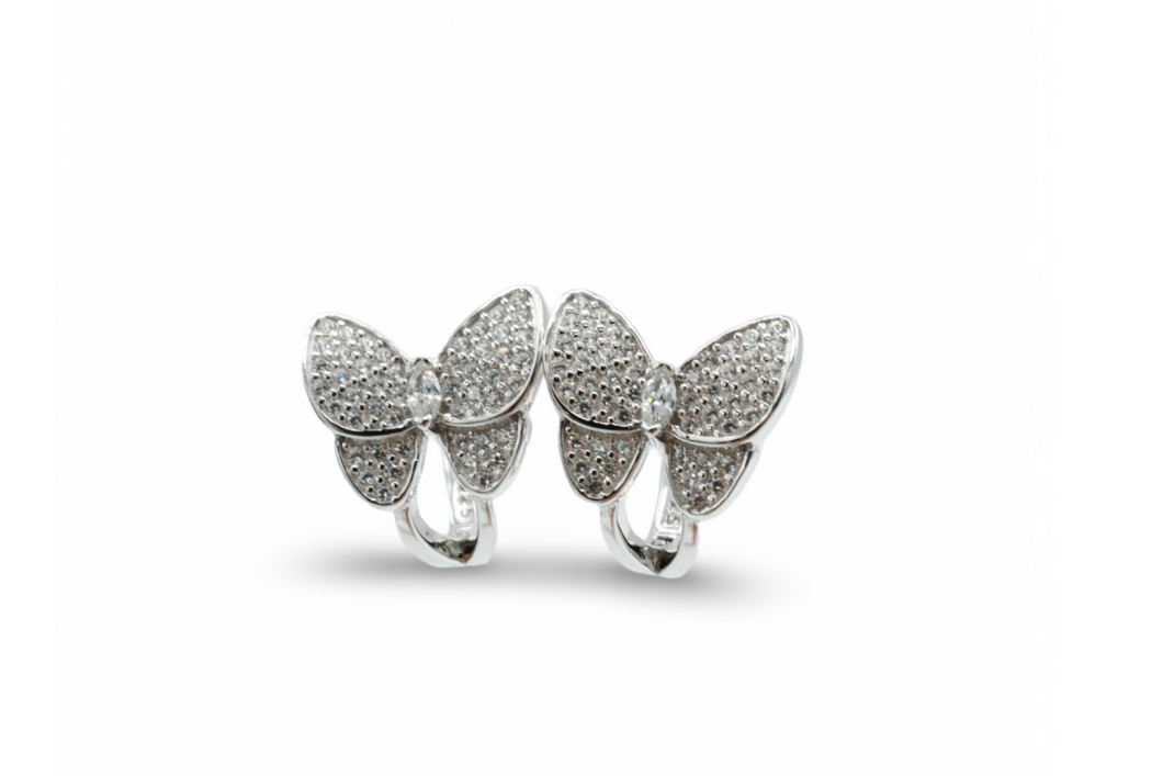 Butterfly Earrings Plata 925