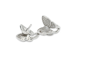 Butterfly Earrings Plata 925