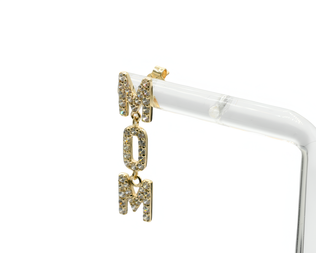 Mom Earrings  ( Oro 10K )