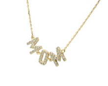 Load image into Gallery viewer, Mom Necklace ( Oro 10K )