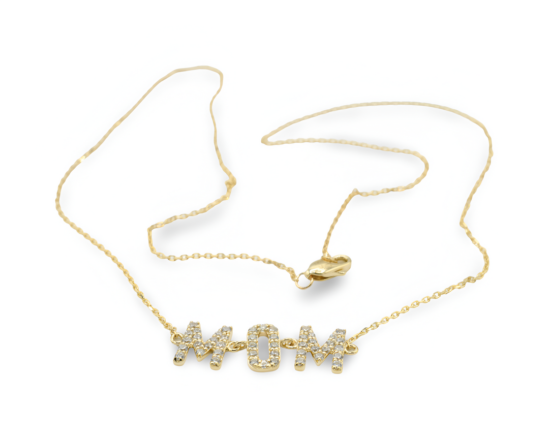 Mom Necklace ( Oro 10K )
