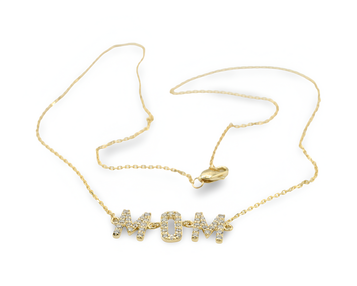 Mom Necklace ( Oro 10K )