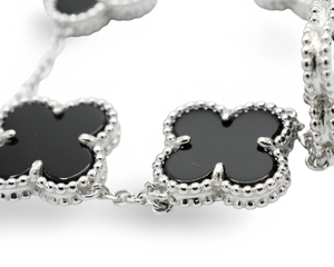 Lucky 5 Charms Bracelet ( Plata )