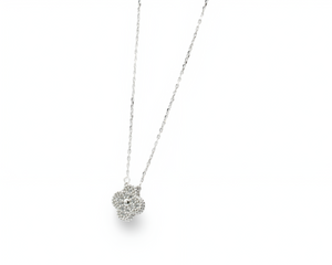 Silver Lucky Charm Necklace ( Plata )