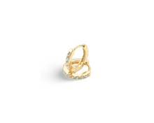 Load image into Gallery viewer, Small Gold Hoops         Oro 10K