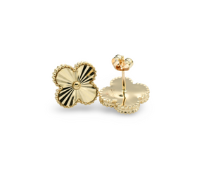 Gold Lucky Charm Earrings ( Oro 10K )