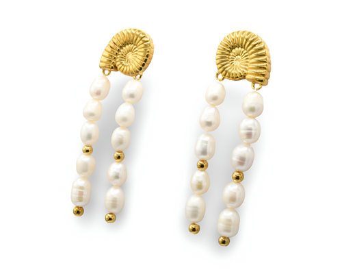 Natural Pearl Earrings