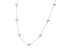 Load image into Gallery viewer, Saily Pearl Choker Plata