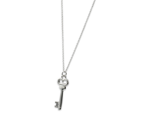 Key Necklace Plata