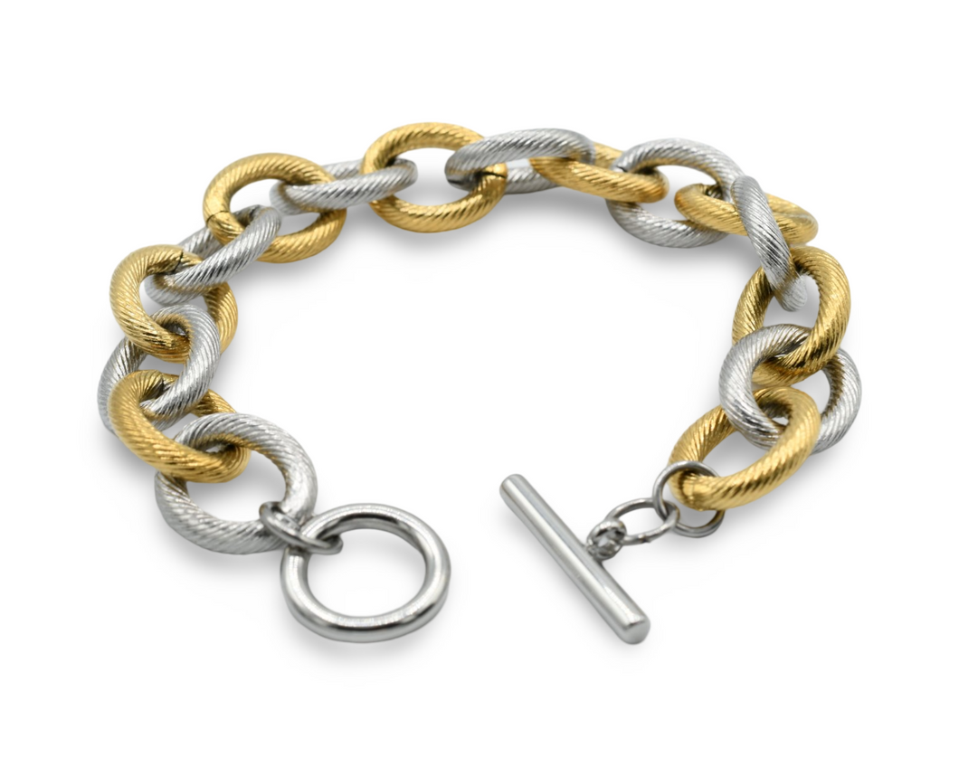 Two-tone Steel Bracelet