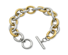 Load image into Gallery viewer, Two-tone Steel Bracelet