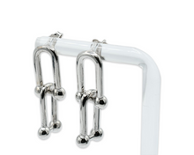 Load image into Gallery viewer, T Earrings Plata 925