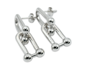 T Earrings Plata 925