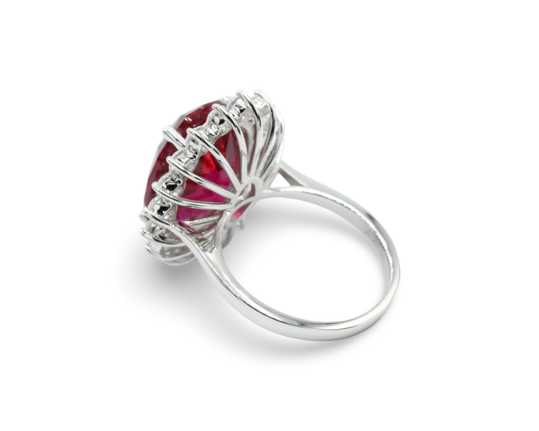 Princess Red Ring / Anillo Plata 925