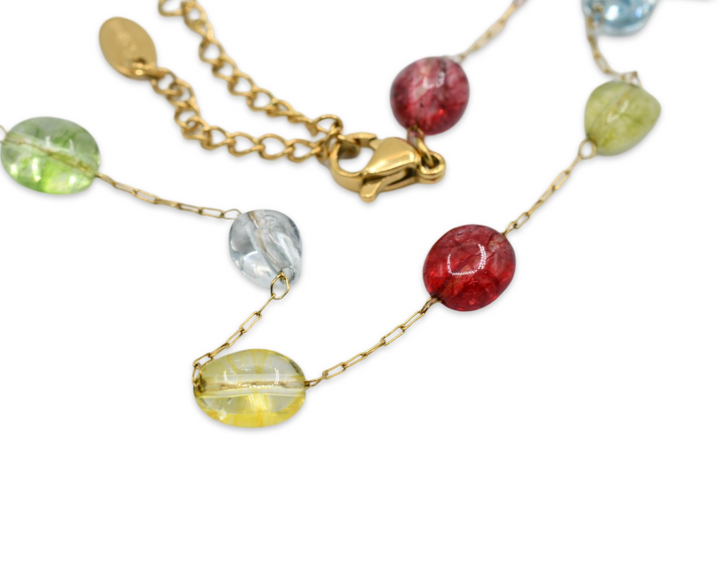 Mini Natural Stone Necklace